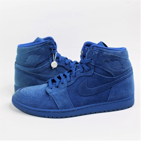 Nike Other - Nike Jordan 1 Retro Blue Suede 332550-404 Men's 13